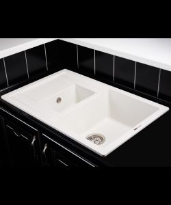 Kitchen sink MODENA 1,5B1D WHITE MODENA 1,5B1D WHITE- photo 2