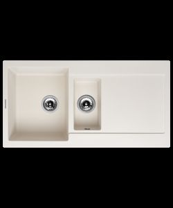 Kitchen sink MODENA 1,5B2D WHITE MODENA 1,5B2D WHITE- photo 1