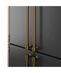 Freestanding refrigerator NMFV 18591 BK Bronze