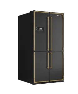 Freestanding refrigerator NMFV 18591 BK Bronze