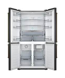 Freestanding refrigerator NMFV 18591 BK Bronze
