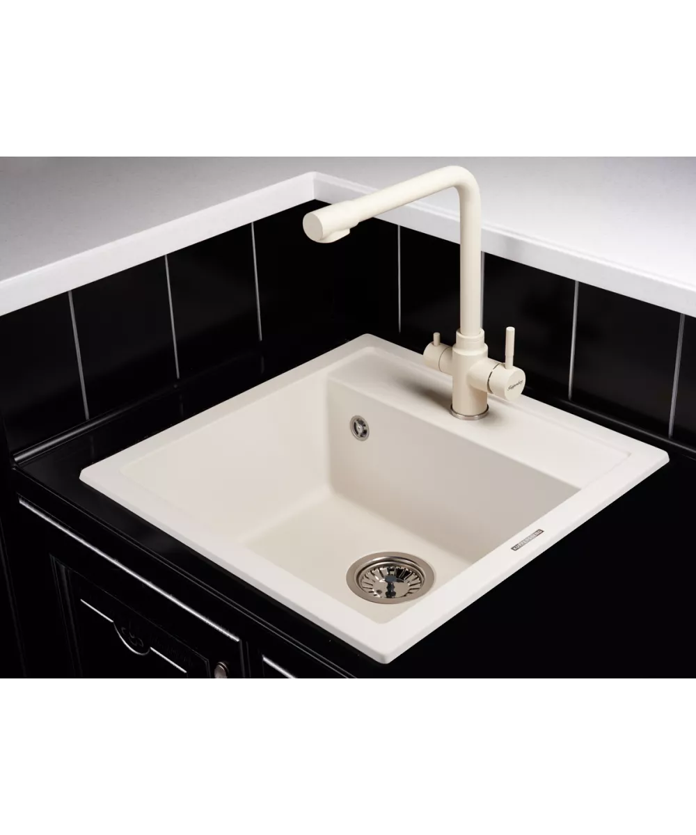 Mixer tap Geo KG2385CR WHITE