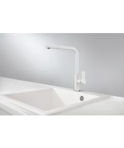 Mixer tap KYRTOS WHITE