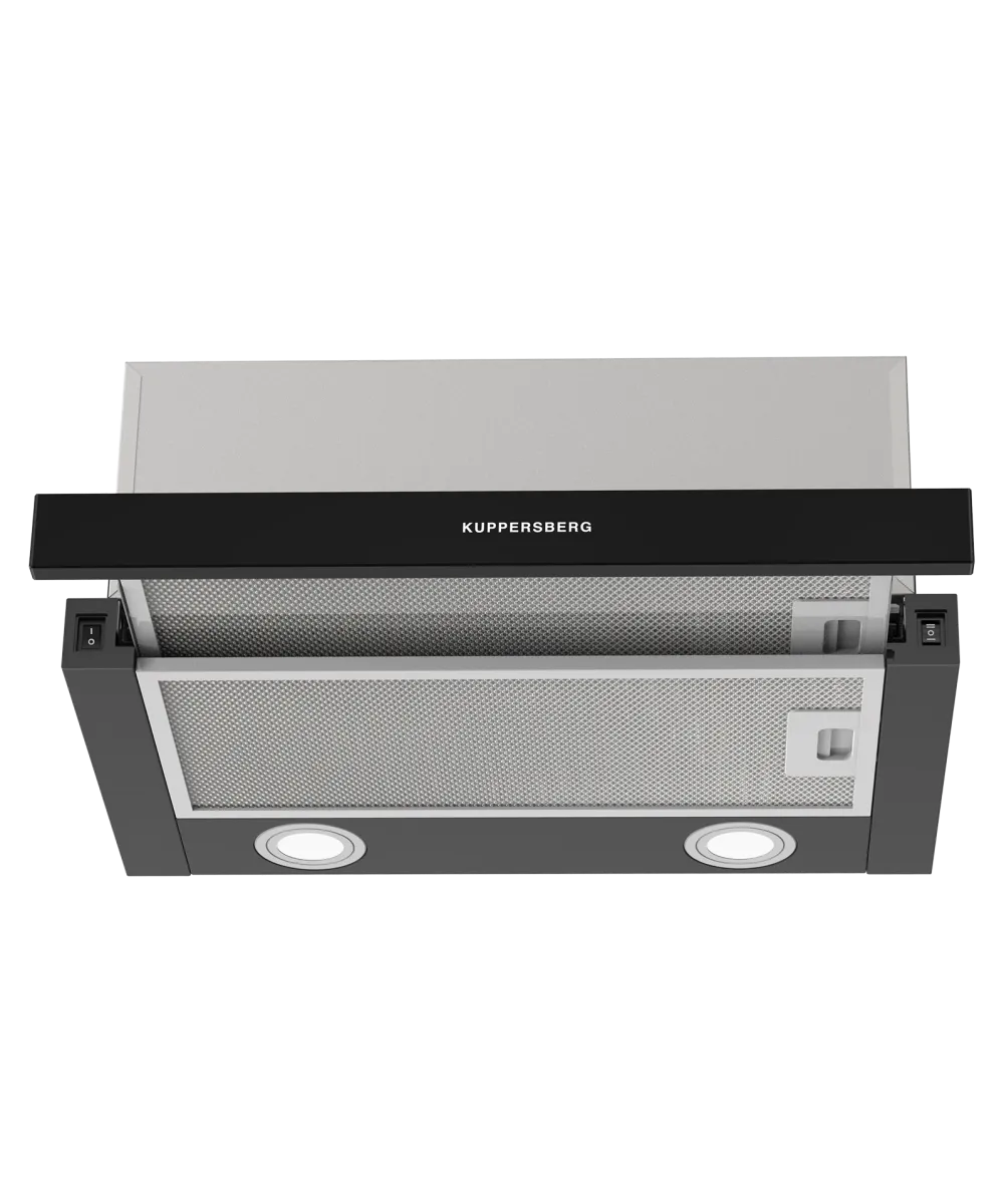 Телескопическая вытяжка встраиваемая SLIMHIT 50 BG