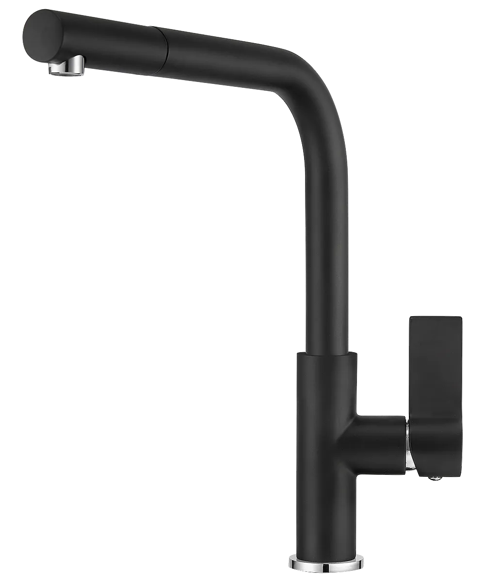 Mixer tap KYRTOS DEEP BLACK