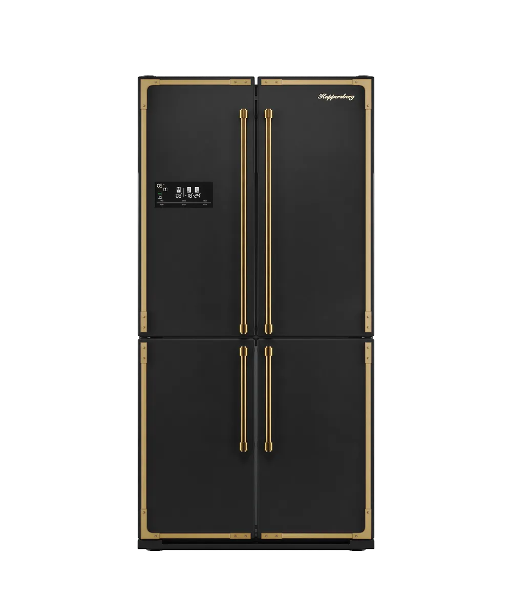 Freestanding refrigerator NMFV 18591 BK Bronze